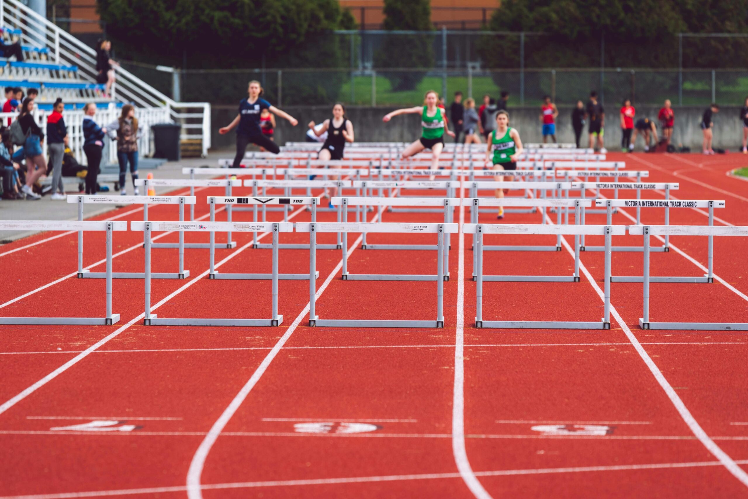 image of a track and field -